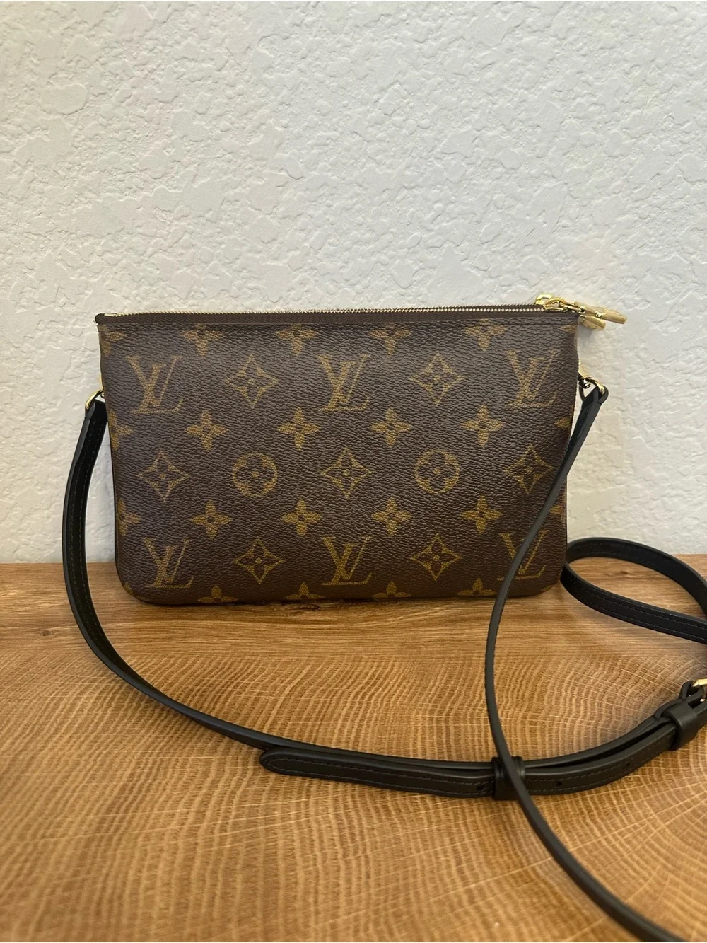 Louis Vuitton Reverse and Monogram Twin Crossbody Pochette